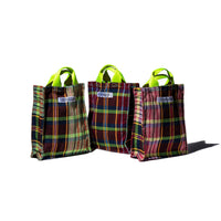 3 recycled fabric bag showcase